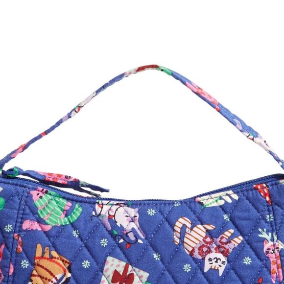 Vera Bradley Mini Slouchy Crossbody in Catnip Christmas NWT - Picture 2 of 5